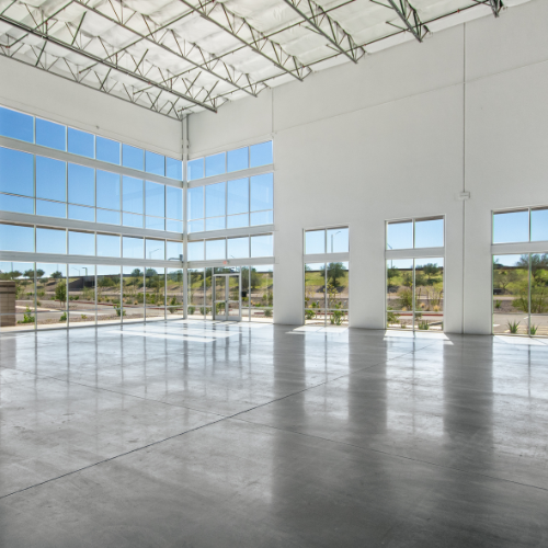 Contour warehouse interior