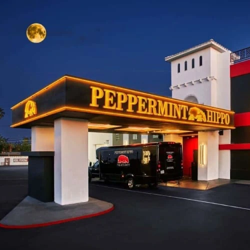 Peppermint Hippo Las Vegas exterior