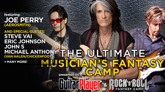 Rock N Roll Fantasy Camp advertising